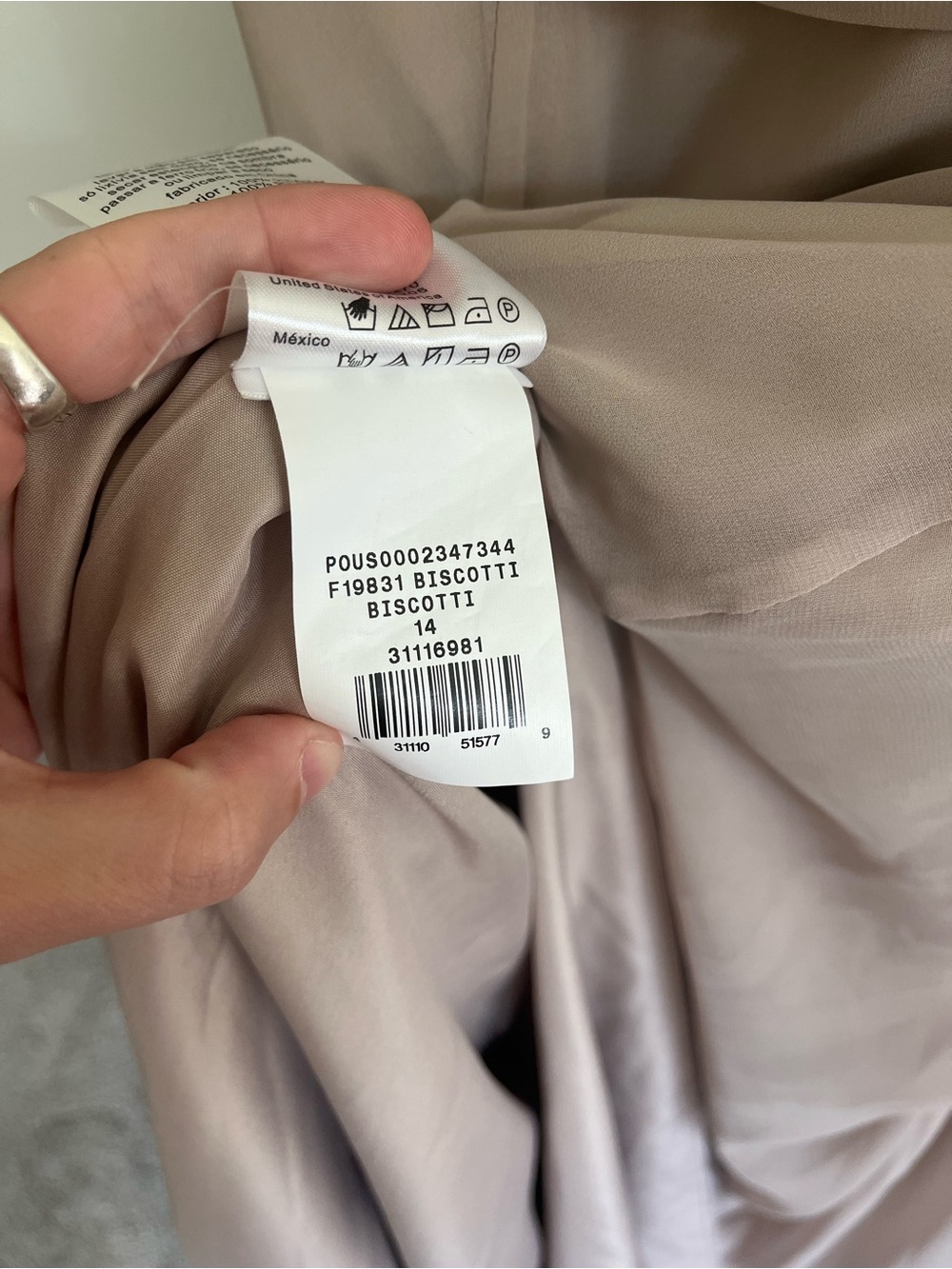 DB Studio Sleeveless V-Neck Chiffon Evening Gown Bridesmaid Wedding Dress 14 - Picture 12 of 12